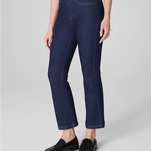 Women's Dark Blue Spanx Shape Jeans Like New - Picture 4 of 5